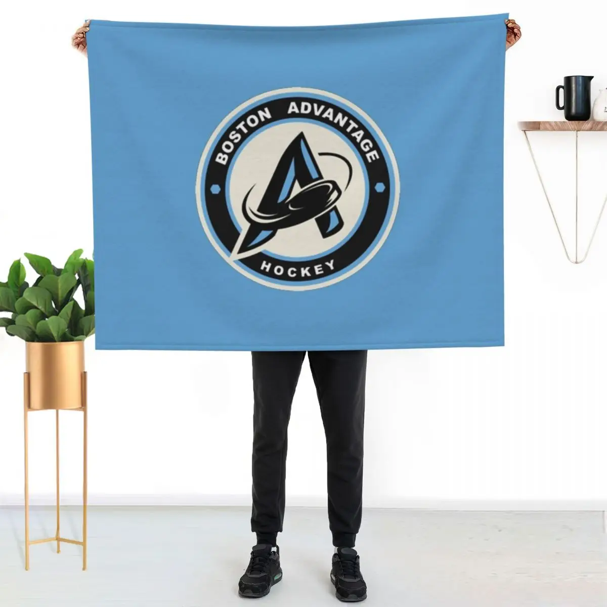 

Boston Advantage Throw Blanket Multi Purpose Soft Warm Blanket for Home Travel
