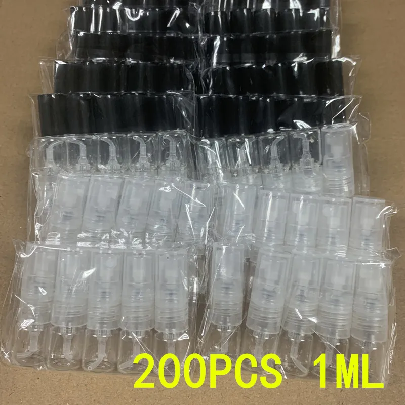 Bulk Pack 1ML Portable Glass Perfume Bottles Set Spray Refil