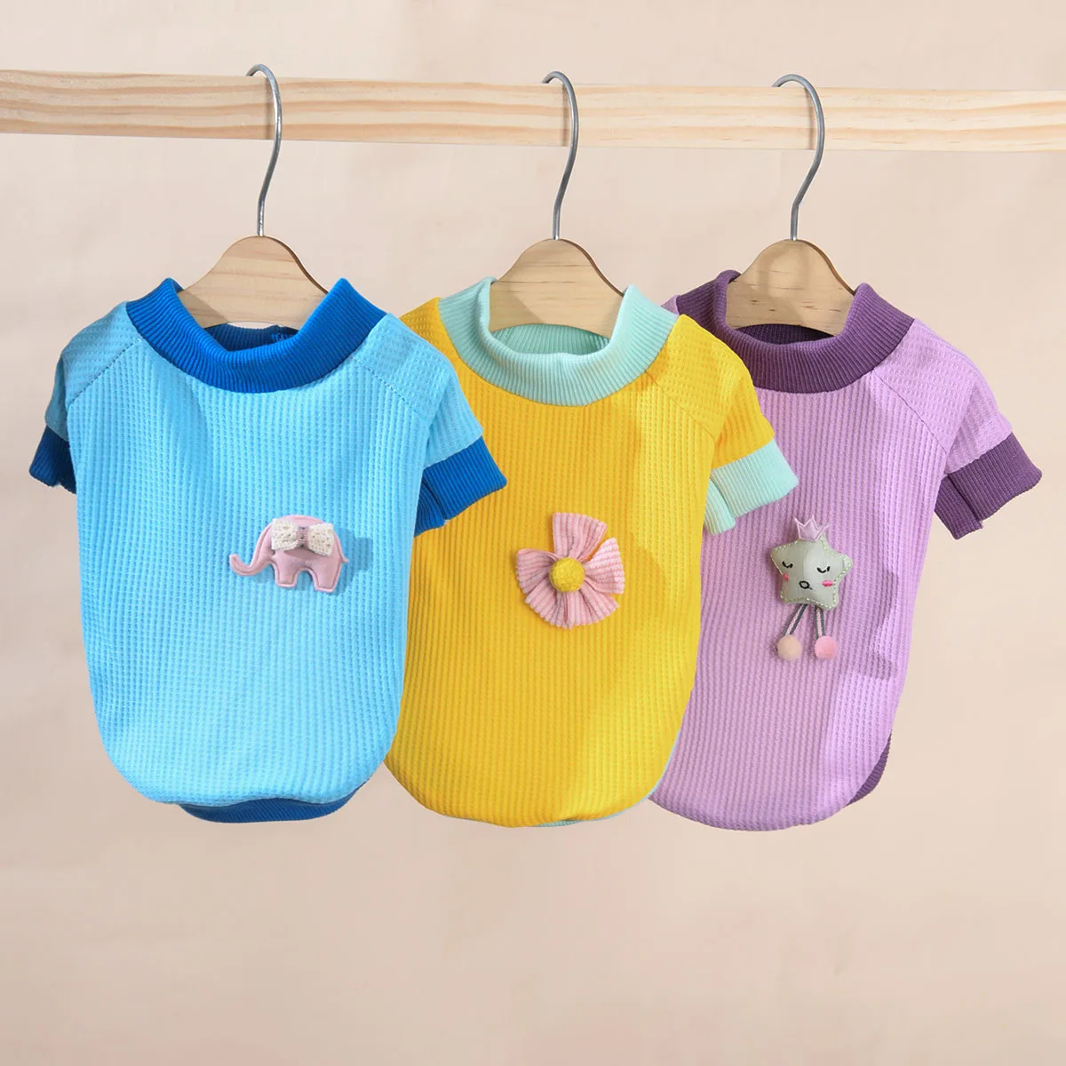 Pet Clothing Cat And Dog Clothing Candy Color Foreign Charm Super Cute Dog Two Legged Clothing Teddy Pupp And Kitten