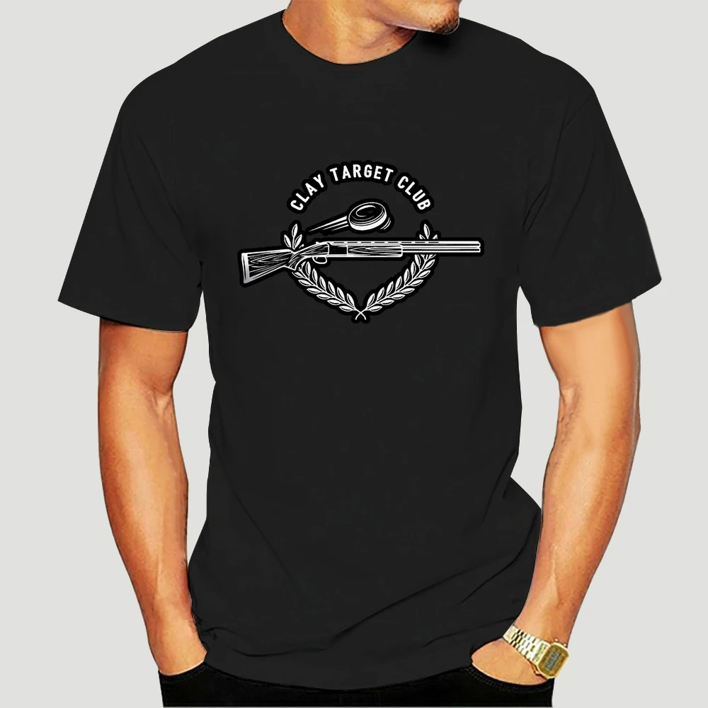 

Clay Target Club Guns Shooting Hunter Hunting 100% Cotton Men 2019 Summer Cheap Sale Pre-Cotton For T Shirt Ideas 6547X