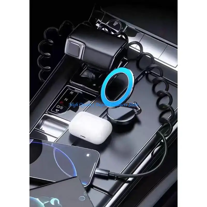 

U2JE Stretchable USB 2.0 Male To USB C Female Cable Supports Charging & Data Transfer