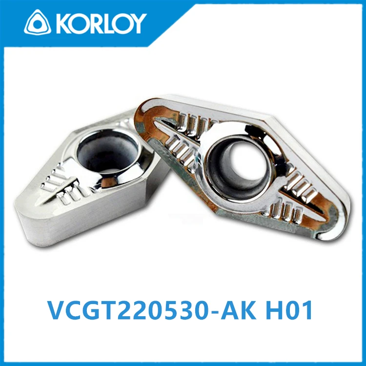 VCGT220530 AK H01 Original Aluminum tool Carbide inserts CNC turning insert lathe tools Copper aluminum insert