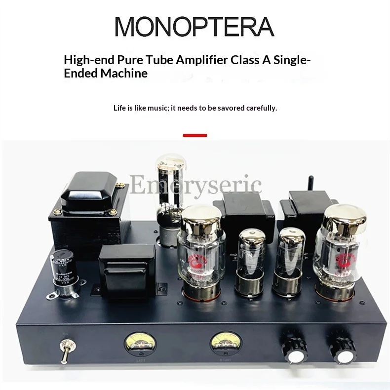 PSVANE KT88 Buizenversterker DIY-kit / Afgewerkt, Single-Ended Klasse A met buisgelijkrichter