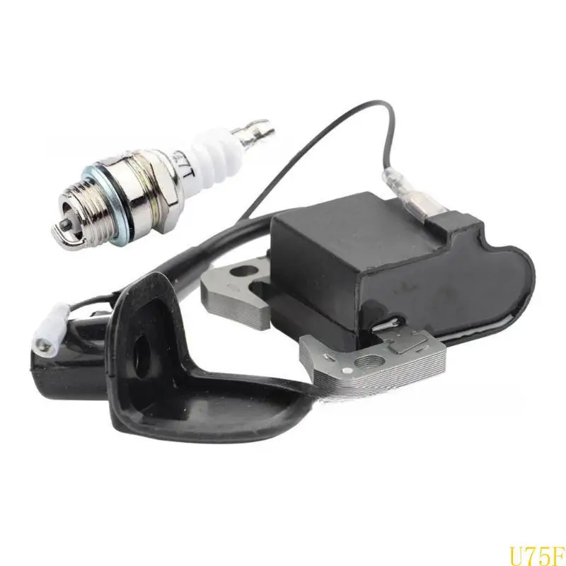 High Voltage Engine Ignition Coil & Spark Plug Suitable for 47CC 49CC 2Strokes Mini Quads ATV Pocket Dirt Bike Reliable