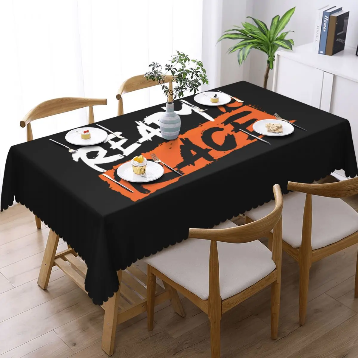 Custom Rectangular Ready To Race Tablecloth Fit 40