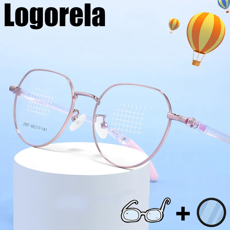 

Logorela 2907 Детская оправа для мальчиков и девочек, детские очки, гибкие качественные защитные очки, коррекция зрения