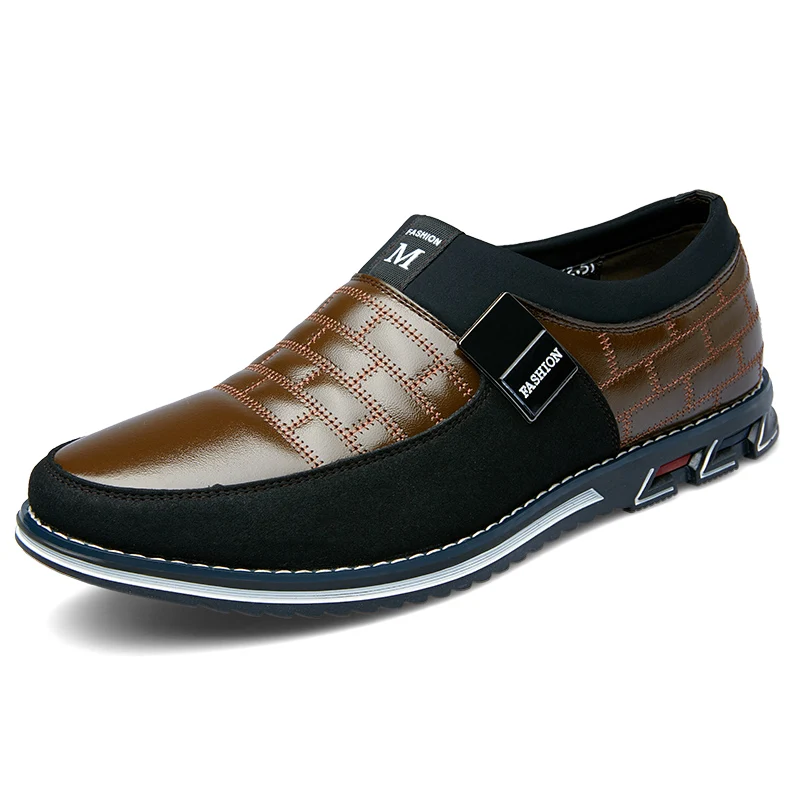 Zapatos de cuero para hombre, mocasines informales de alta calidad, calzado ligero para conducir, talla 38-46, gran oferta