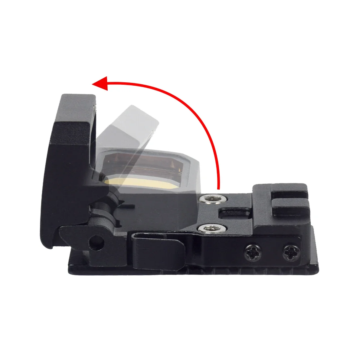 Tactical VISM Flip Up Red Dot Sight Reflex Scope Collimator Optics Scope For Glock 17 MOS 1913 Mount Hunting Optics Scope - view 3
