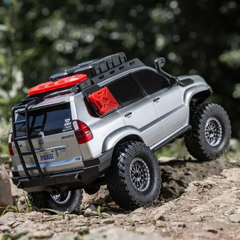 Axial 1/24 scx24 lexus gx 470 rtr pequena escala de controle remoto carro de escalada elétrico adulto e infantil brinquedo presente