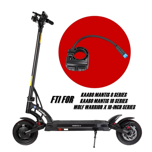 Imagen 2 del producto Interruptor Universal Single-Dual e Eco-Turbo para patinete eléctrico KAABO MANTIS 8 10 WOLF WARRIOR X serie de 10 pulgadas usado con caja de buje
