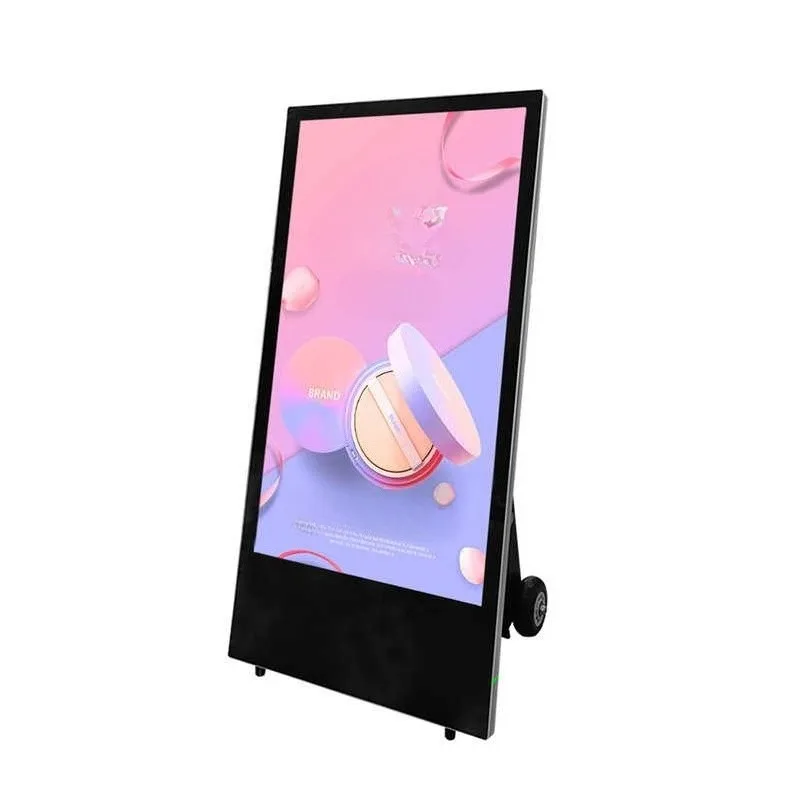 55 inch high definition mobile large screen outdoor water card vertical mobile phone screen projection advertising commercial