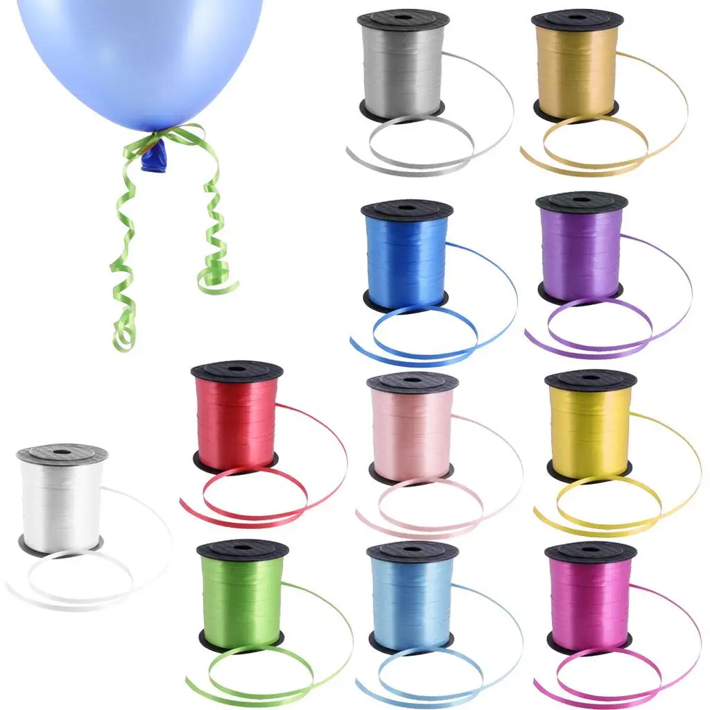 Curling Ribbon for Balloons Durable Plastic 225m Streamer Party Decorations for Wedding Favors