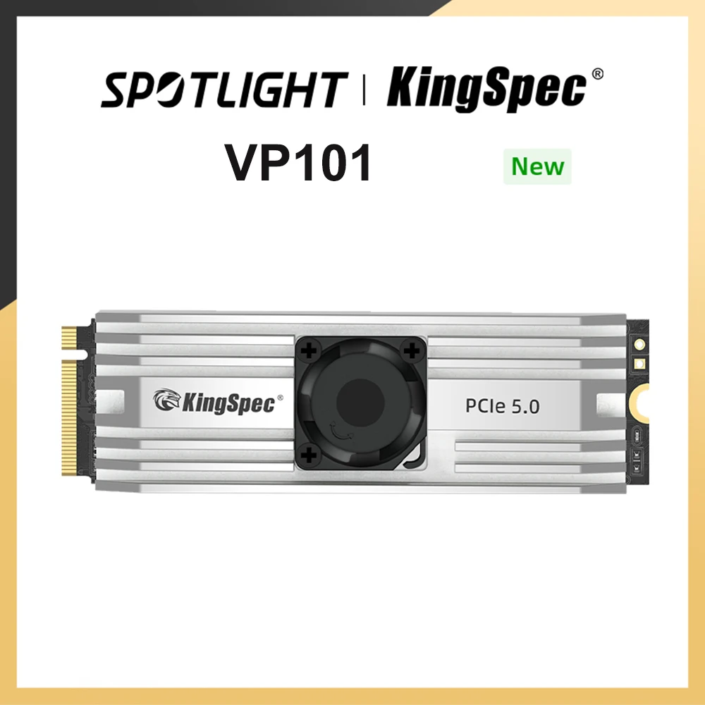 

KingSpec Gen5 NVMe M.2 SSD 1000GB 2000GB Disk Internal Solid State Drive with DRAM PCI Express 5.0 x4 1TB 2TB Hard Drive