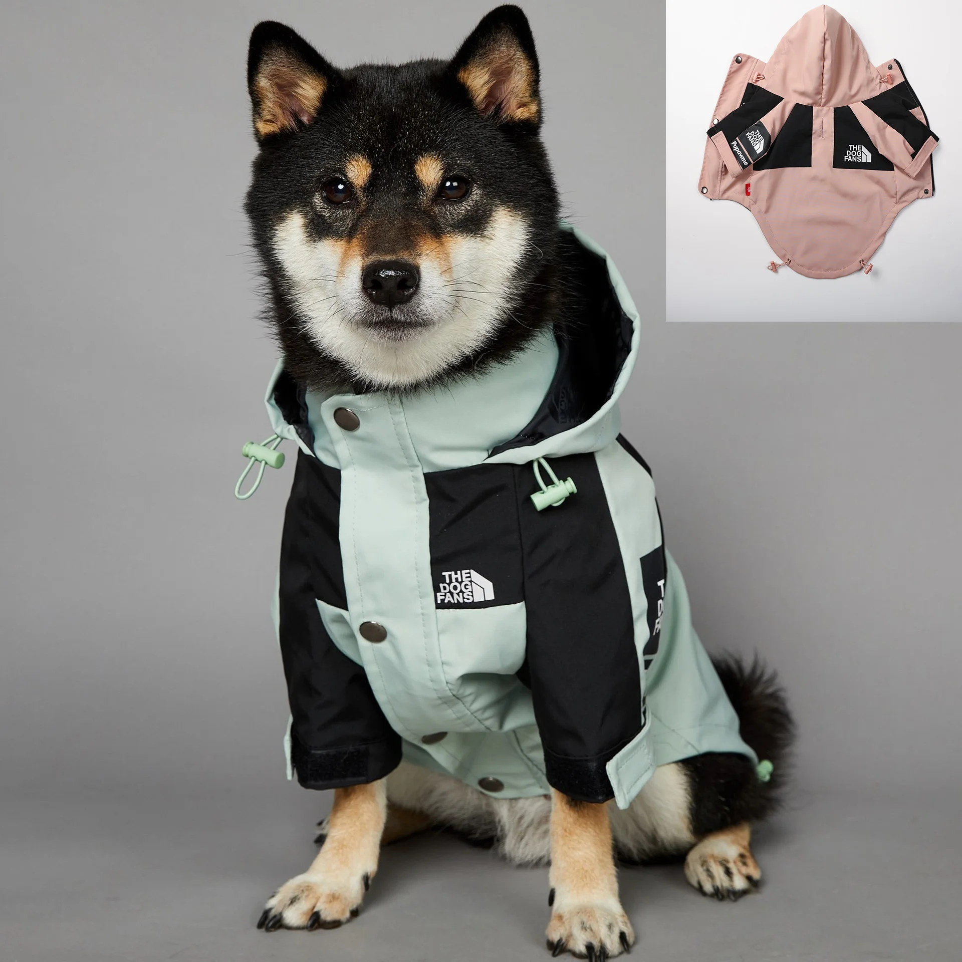 Fashion Dog Clothes Pet Jackets Rainproof Dog Large Dog Raincoat Dogs Jackets Puppy Chihuahua French Bulldog Cat Outfit 5XL