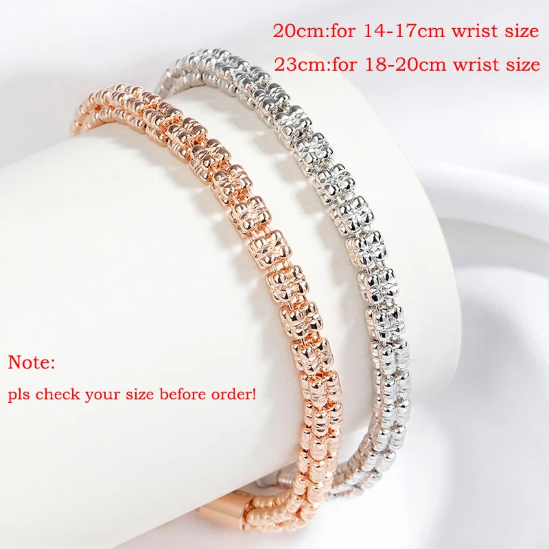 Smyoue S925 Sterling Silver 4MM Box Popcorn Chain Bracelet for Wen Women Stackable Chain Hip Hop Jewelry Adjustable Bracelets