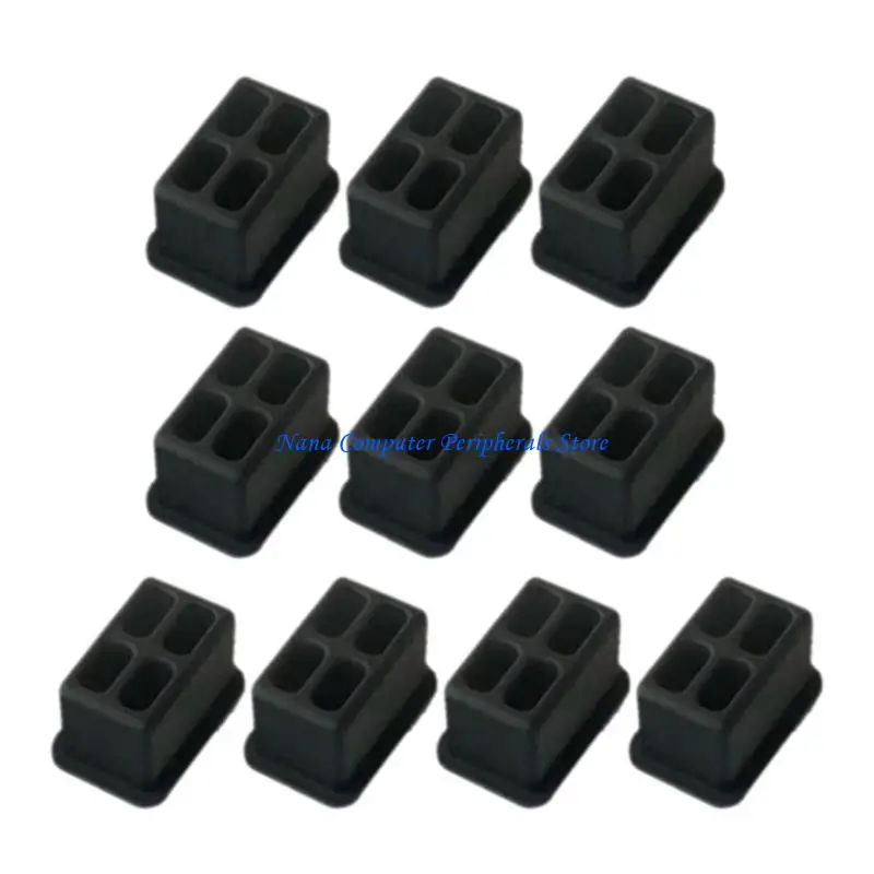 F68C 10Pcs Fiber Optical SFP Dust Stoppers Dust Plugs with Easy Installation and Broad Device Compatibility