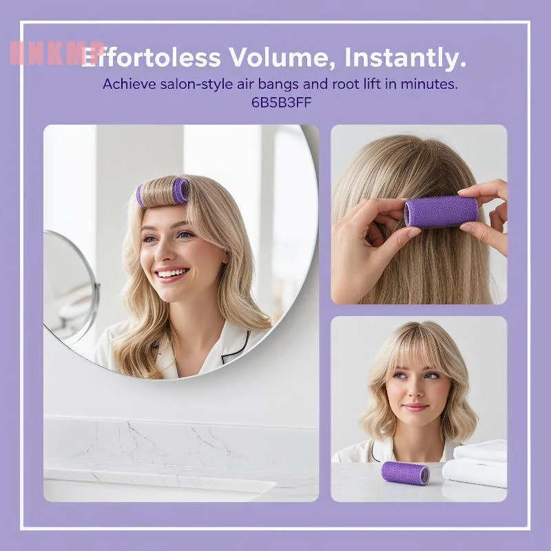 New 4size Hair Rollers Hair Curlers Lazy Curler Hair Roller With Aluminum Sheet