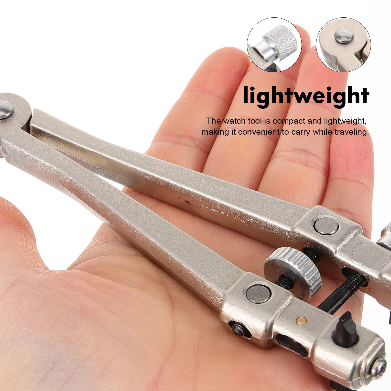 

1pcs V-Shaped Back Case Opener Tool Compact Lightweight Portable Double Sided Steel Belt Handheld Replacement Repair Kit