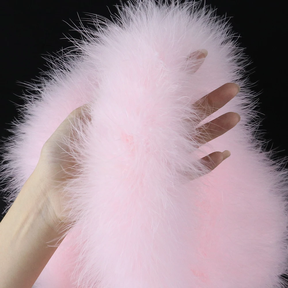 

2Meter 50Grams Marabou Turkey Feather Boas Pink Fluffy Marabou Plumas Scarf Shawl for Wedding Dress Decoration Plumes Crafts