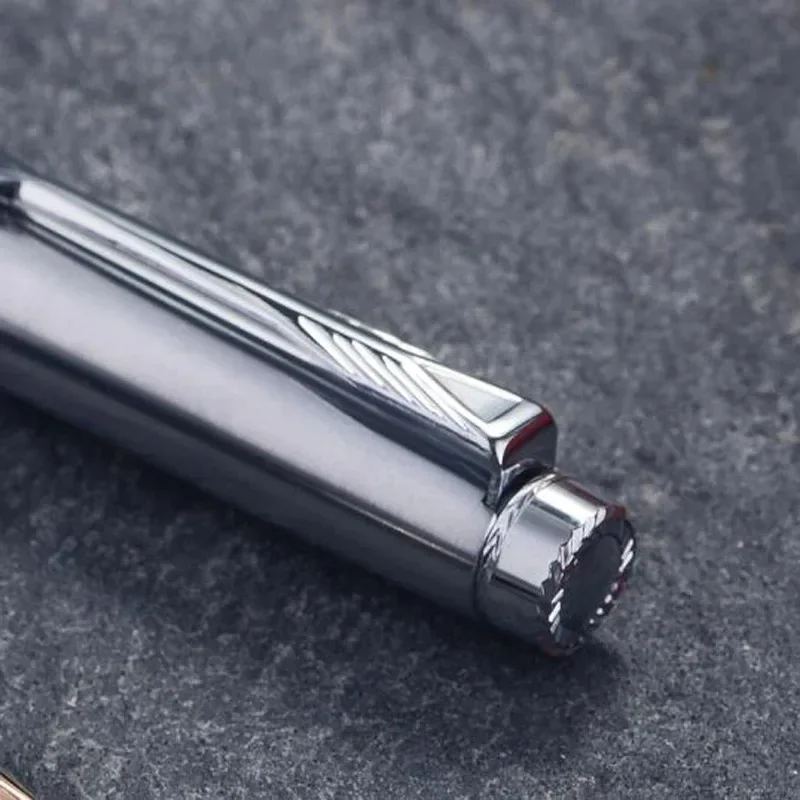 

New Hero 200A High-end Stainless Steel Barrel 14K Gold Fountain Pen 0.5mm Fine Nib With Original Box Gift Pen Set