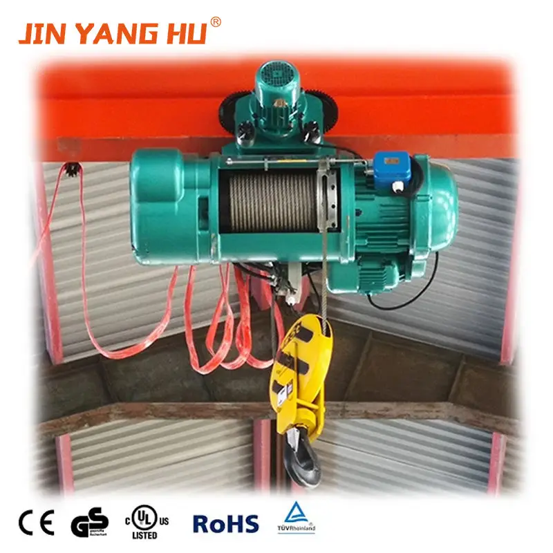 380V CD Electric Hoist Heavy Duty Wire Rope Electric Hoist double speed CD/MD hoists for gantry