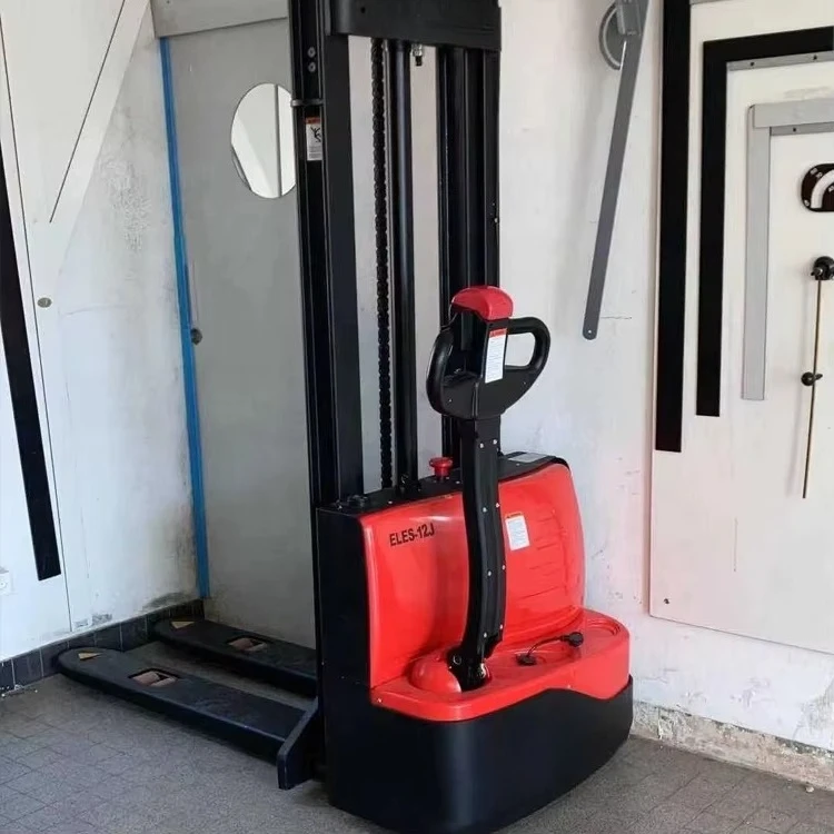 Factory price stacker forklift 1 1.5 2 2.5 ton cheap price CE ISO Brand New lithium battery operated stacker