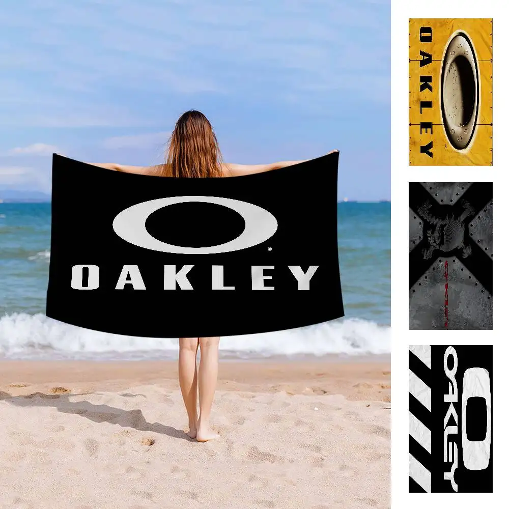 O-Oakley Beach Towel Colorful Bath Towels for Girl Microfiber Quick Dry Custom Sand Free Beach Yoga Spa Gym Pool
