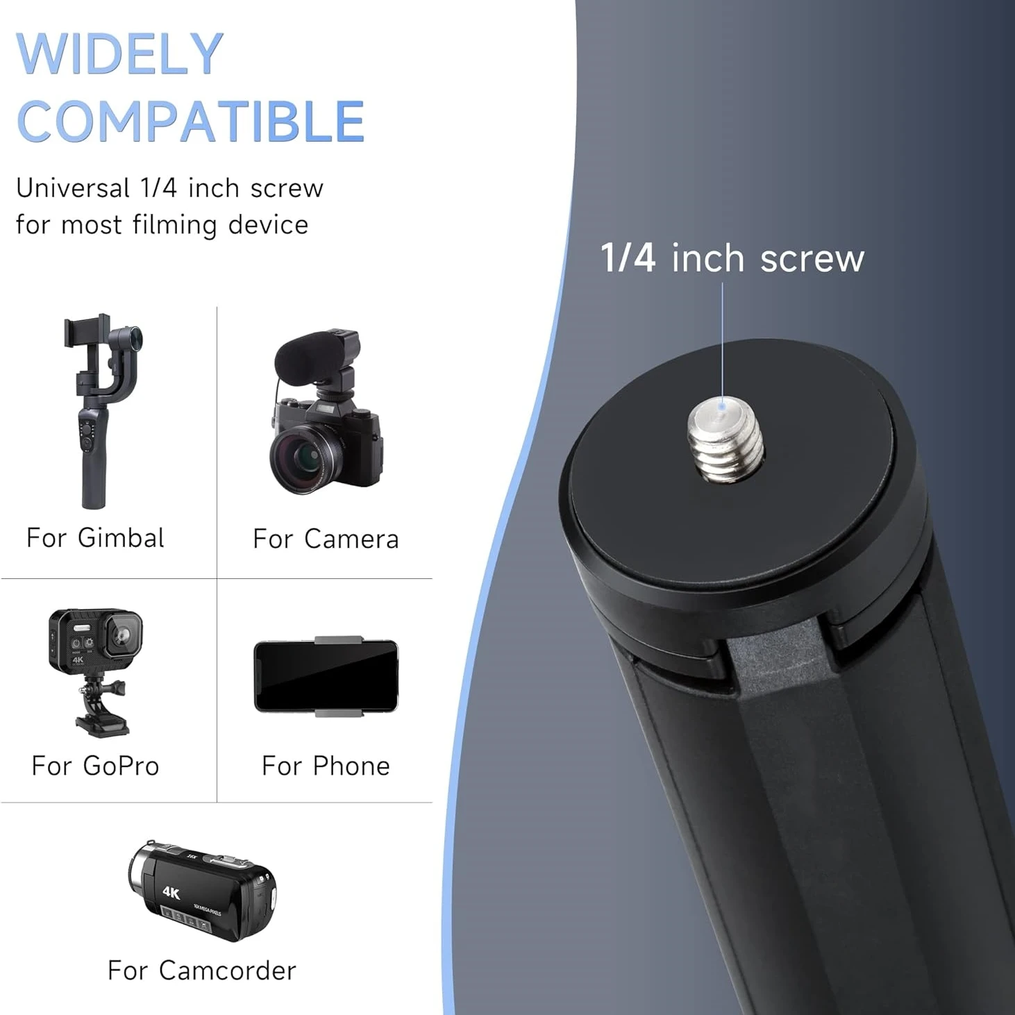Mini Tripod Pocket Camera Desktop Stand Holder Selfie Sticks for DJI Osmo Pocket 3 / Pocket 2 Gimbal Accessories