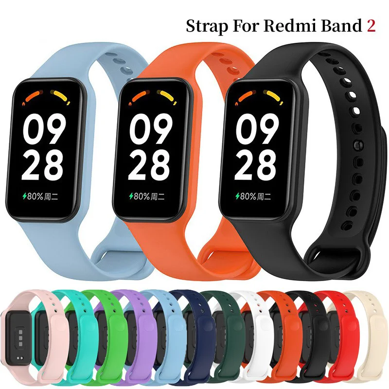 

Сменный ремешок для Xiaomi Redmi Band 2, спортивные Смарт-часы, браслет для Xiaomi Redmi Smart Band 2, аксессуары, ремешок для браслета