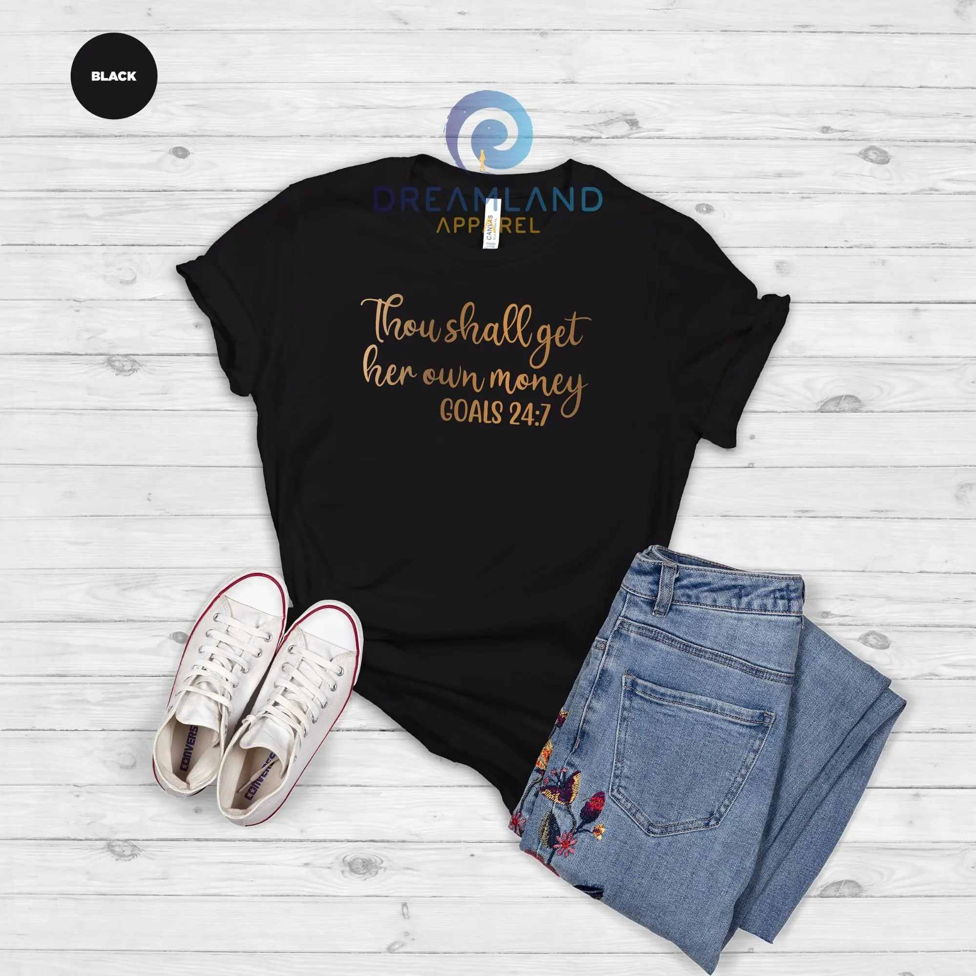 Thou Shall Get Her Own Money T shirt Mental Health SweaT Motivational Inspirational Self Love Therapy