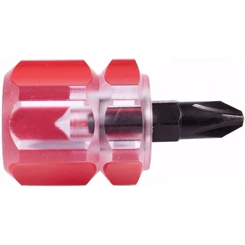 Non in magazzino. fuori stoock..2 pezzi Cacciavite Phillips piatto Mini cacciavite Set di kit di strumenti di riparazione corti e piccoli divisi Verde + Rosso