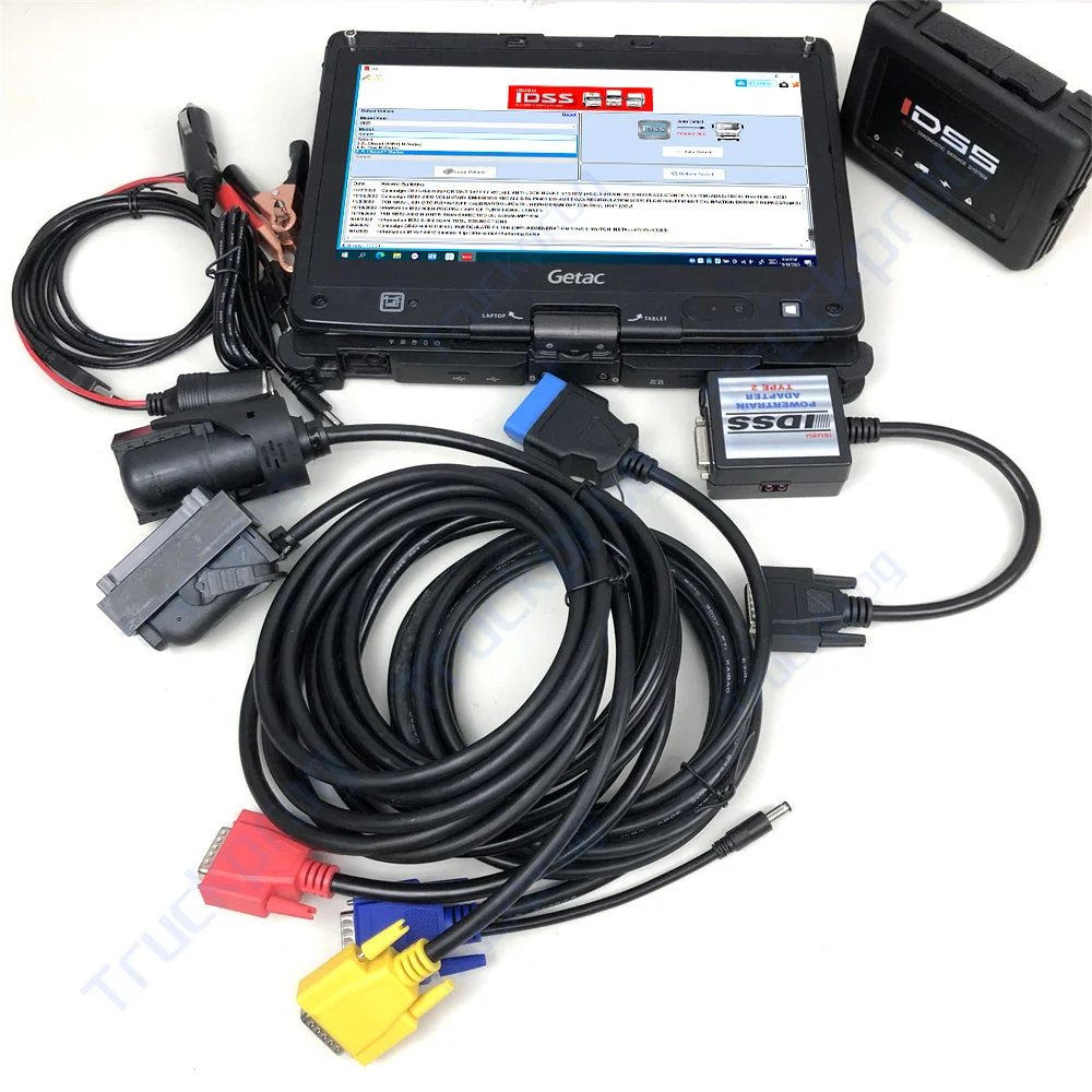 Getac V110 Laptop Tablet for Isuzu IDSS Diagnostic Kit G-IDSS E-IDSS for Isuzu Vehicles Excavator Truck Diagnostic Scanner Tool