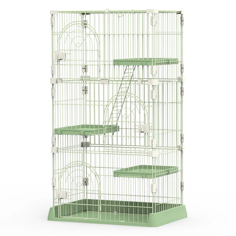 

Large Size 89/133/167/180cm Multiple Layers Pink Green Metal Cat Cage Cat House Cattery Cat Cage