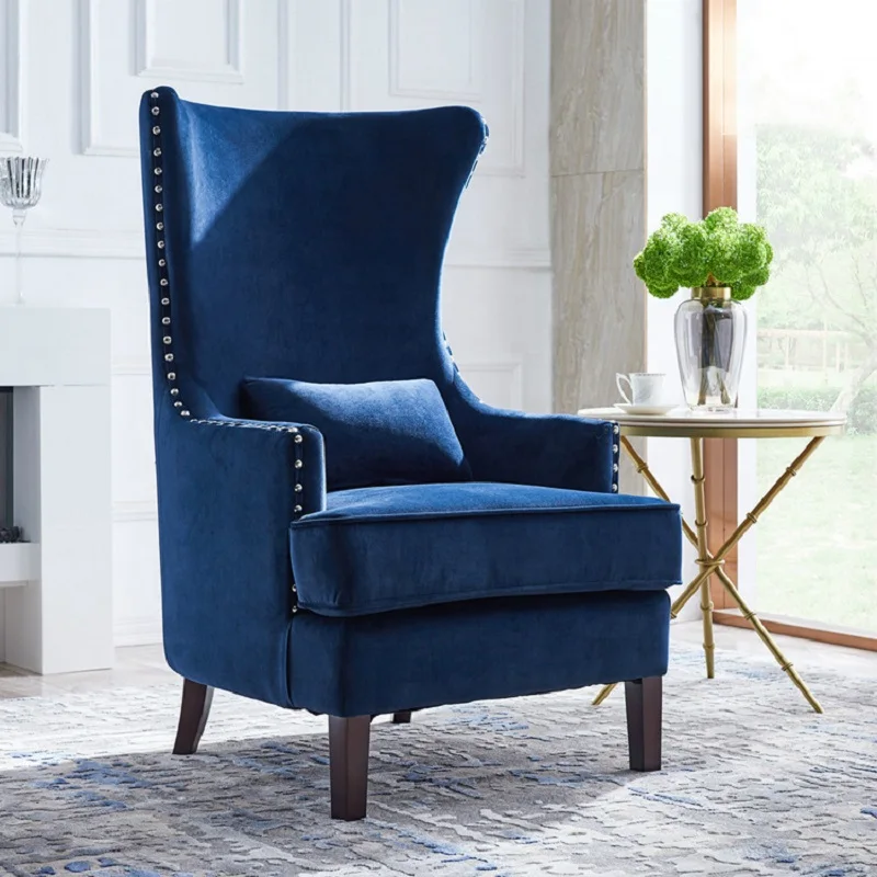 

*w for 2021 High Backrest Living Room Chair Single Leisure Fabric Sofa for Hotel Lobby Reception Negotiations%