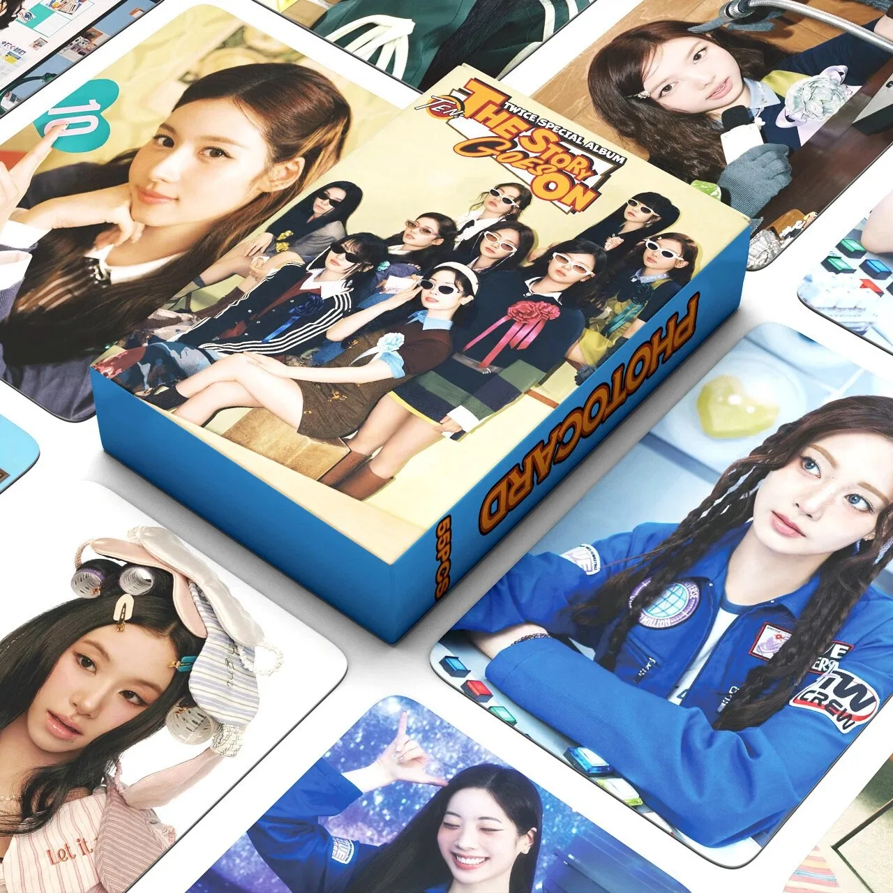 55pcs/set Twice Tenth THE STORY GOES ONTHIS IS FOR lomo Star Photocards Photo Lomo Cards Fans Collection Printed Cards
