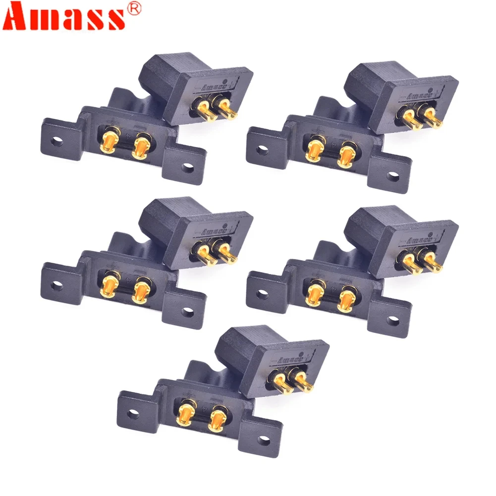 5pair Amass XT30G Plug Connector with Screws Male Female Can Fix XT30U Universal For RC Quadcopter FPV Racing Drone Lipo Battery