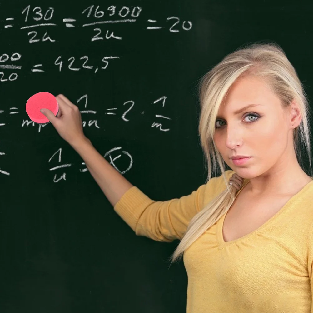 10Pcs Magnetic Whiteboard Erasers Compact Felt Eva for Classroom Office Dry Erase Board Cleaner Chalk Board Eraser