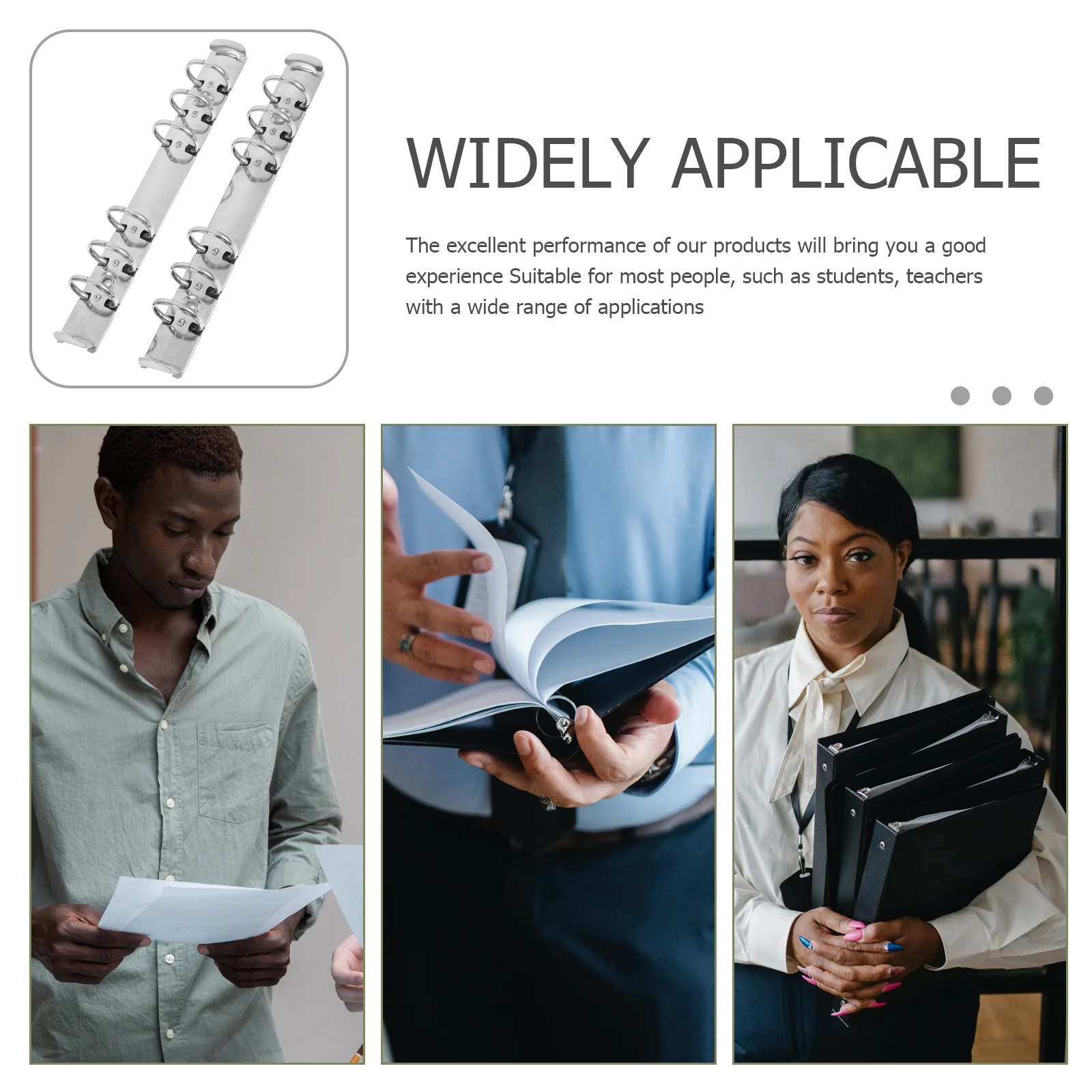 4 pezzi raccoglitori a fogli mobili segmentati clip per album creativi forniture di cancelleria per ufficio scolastico raccoglitori a fogli mobili clip di file creativi