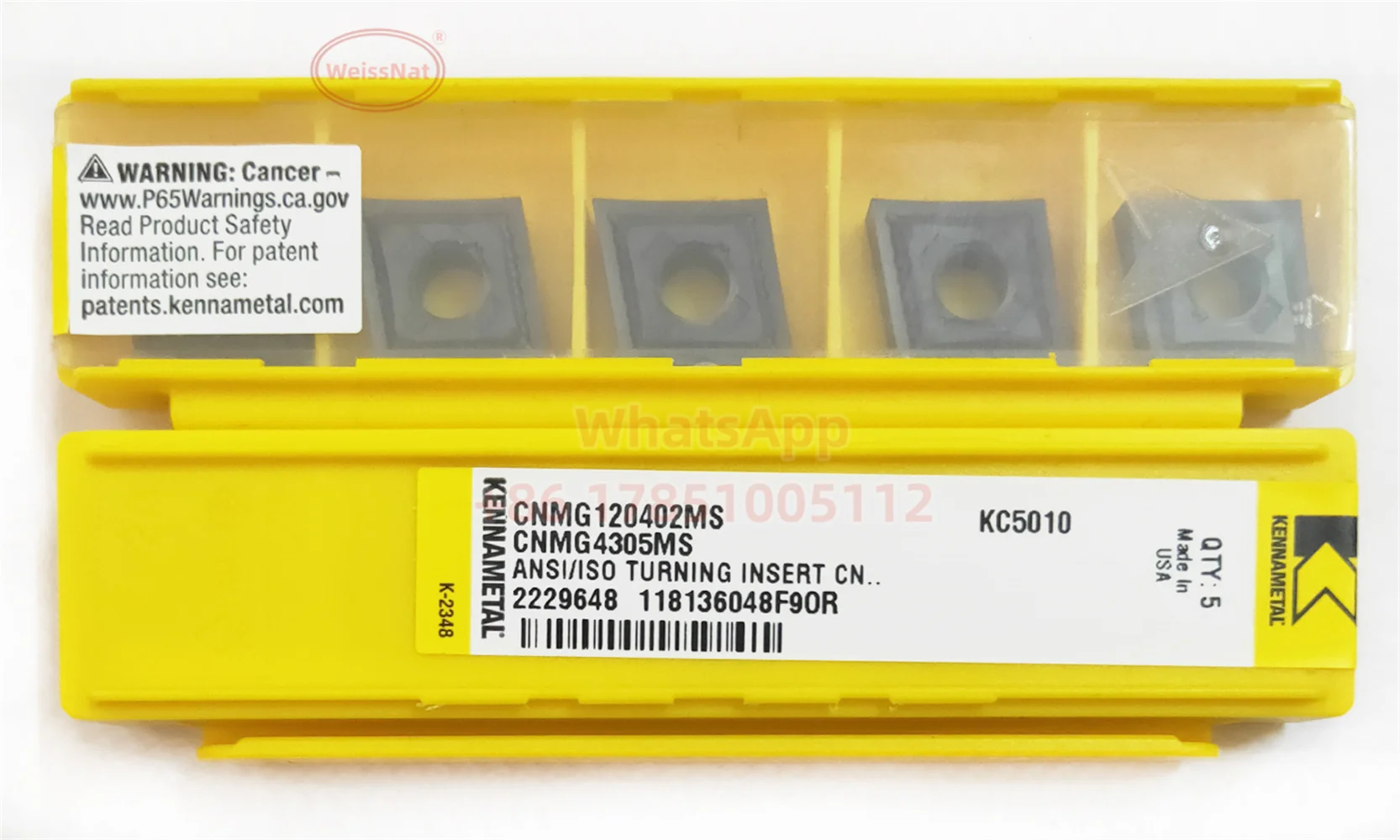 Kennametal CNMG 120401   CNMG 120402   CNMG 120404   CNMG 120408   KC5010 Płytka węglikowa KCP25 Płytki CNMG