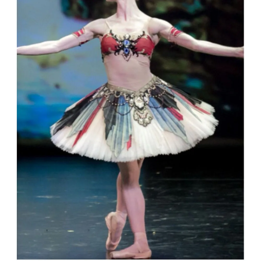 Costumes Tutu de Ballet professionnel Le Corsaire, haut et Tutu en deux parties, robe de Ballet pirate, robes Tutu sur mesure