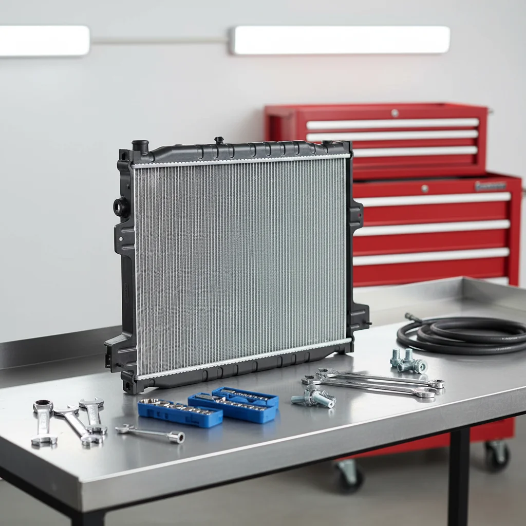 P1130030001A0 New Beijing Replacement Aluminum Radiator Assembly Foton Tunland SUP Pickup Aftermarket Direct Fit Performance
