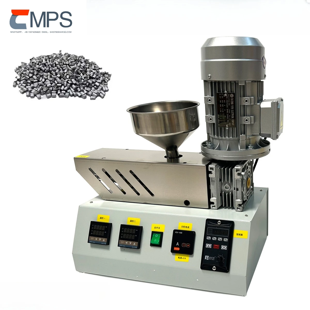 Mini Desktop plastic extruder Plastic Experimental extruder  Single Screw Extruder alloys screw 110V/220V 1000W