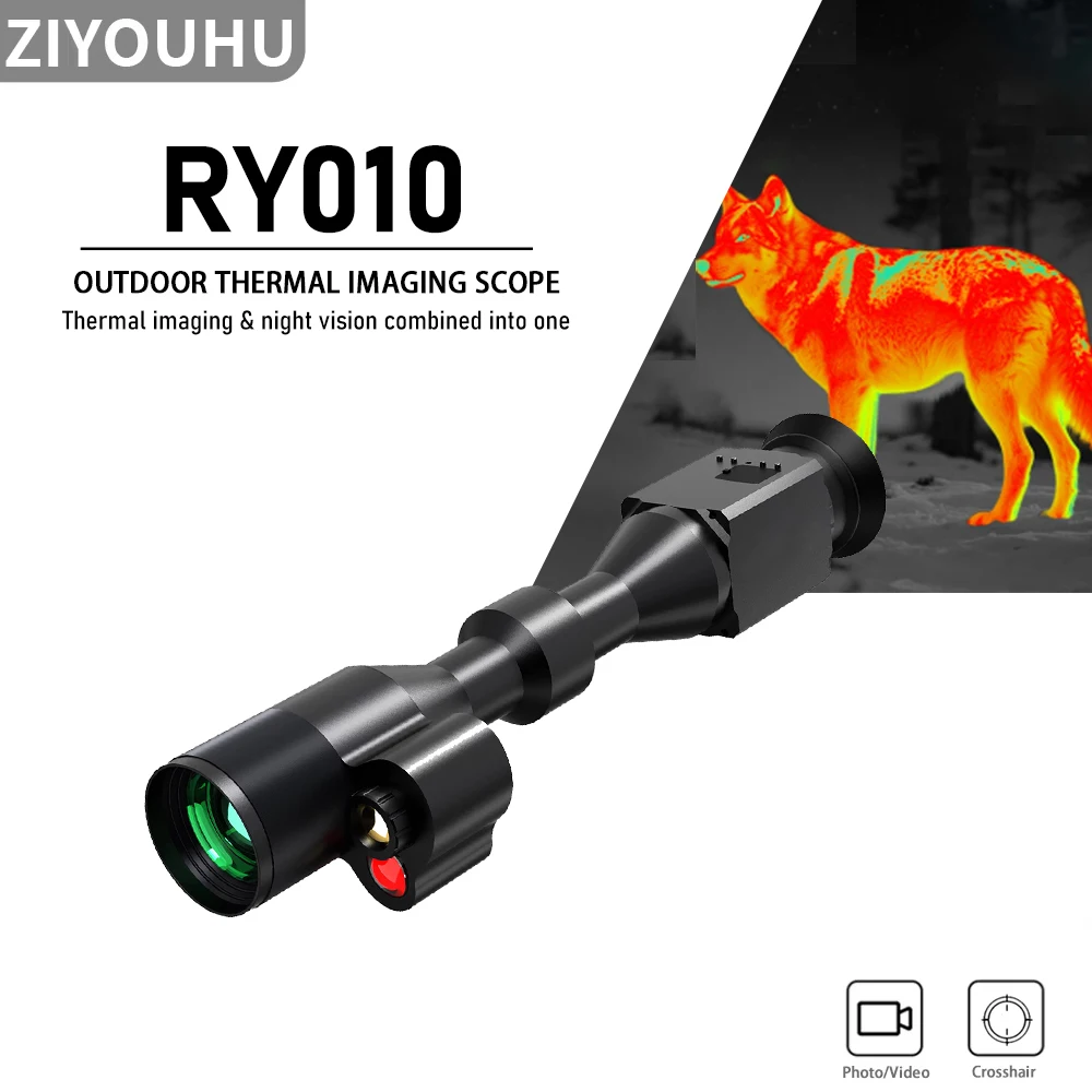 ZIYOUHU 7X Zoom RY010 HD Thermal Night Vision Monocular IR Scope Thermal Imaging Camera Video Recording Outdoor Observation view 3