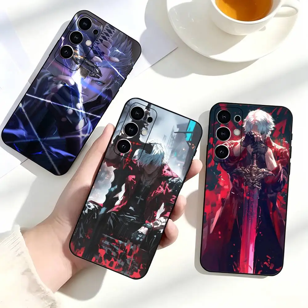 Game Devil May Cry DmC Vergil Phone Case For Samsung S25,S24,S21,S22,S23,S30,Ultra,S20,Plus,Fe,Soft Silicone Black Cover