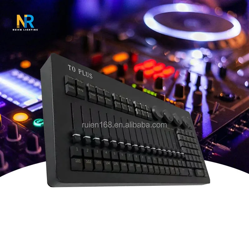 Professional Mini DMX512 Console T0 Plus Command Wing Stage Equipment For DJ Disco Party Projection Lights Controller