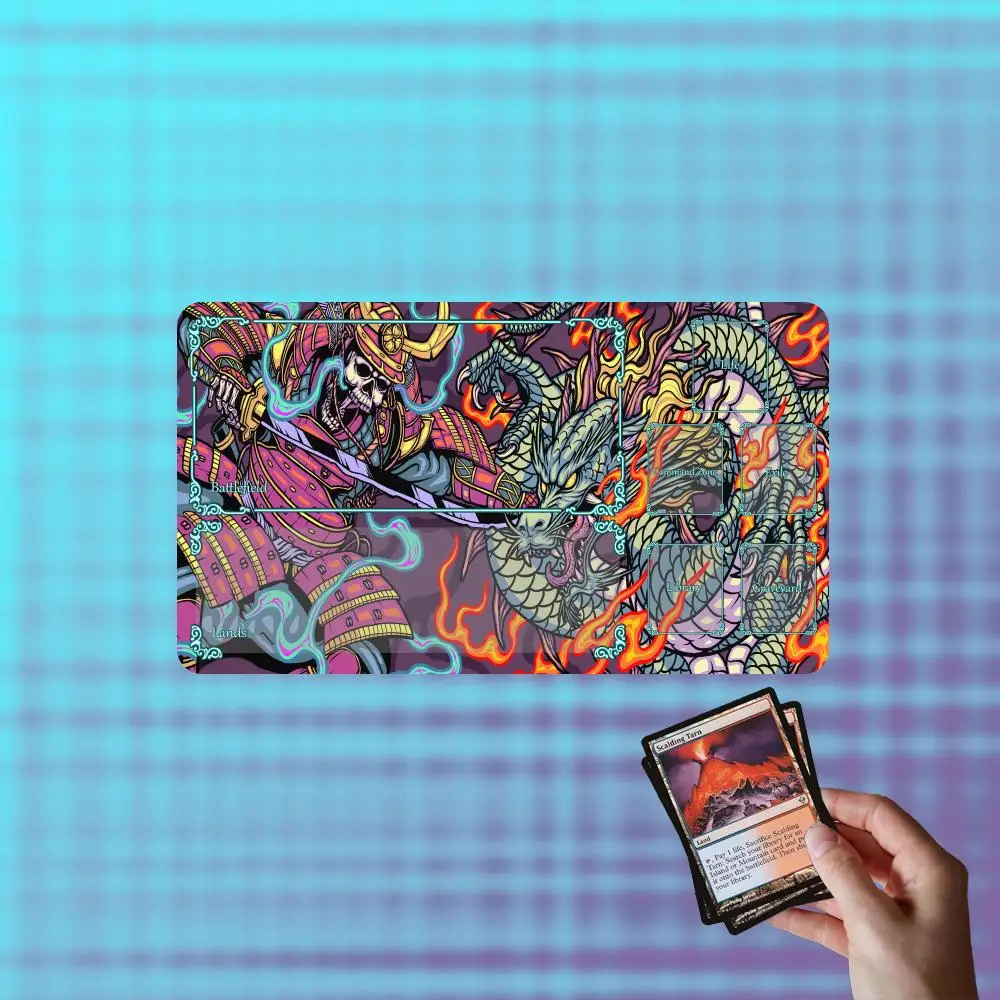 Magic card Playmat anime mouse pad Card With Zones Play mat tapete gaming rubber anti-slip For MTG TCG  Duel deskmat Beginner