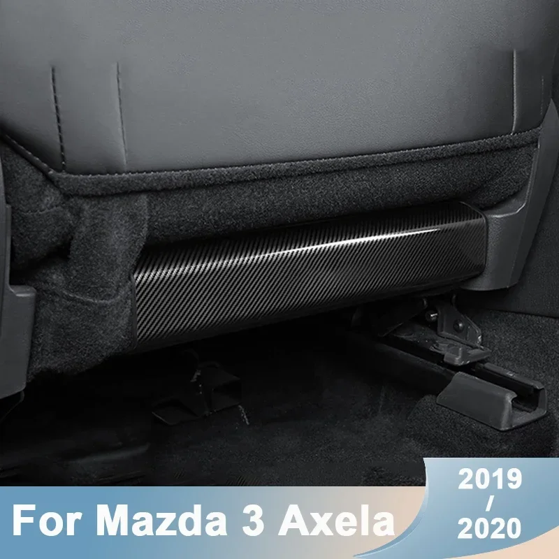 Car Seat Back Covre Care Seat Anti-kick plate guard Protection Step Dirty Mat For Mazda 3 2019-2022 2023 2024 2025 Accessories