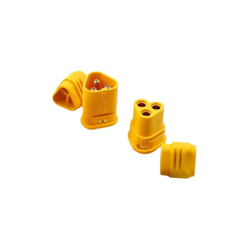 Original Amass MT30 3-Pin Connector Plug with Wire Cable 3Core Motor Connector for RC LiPo Battery