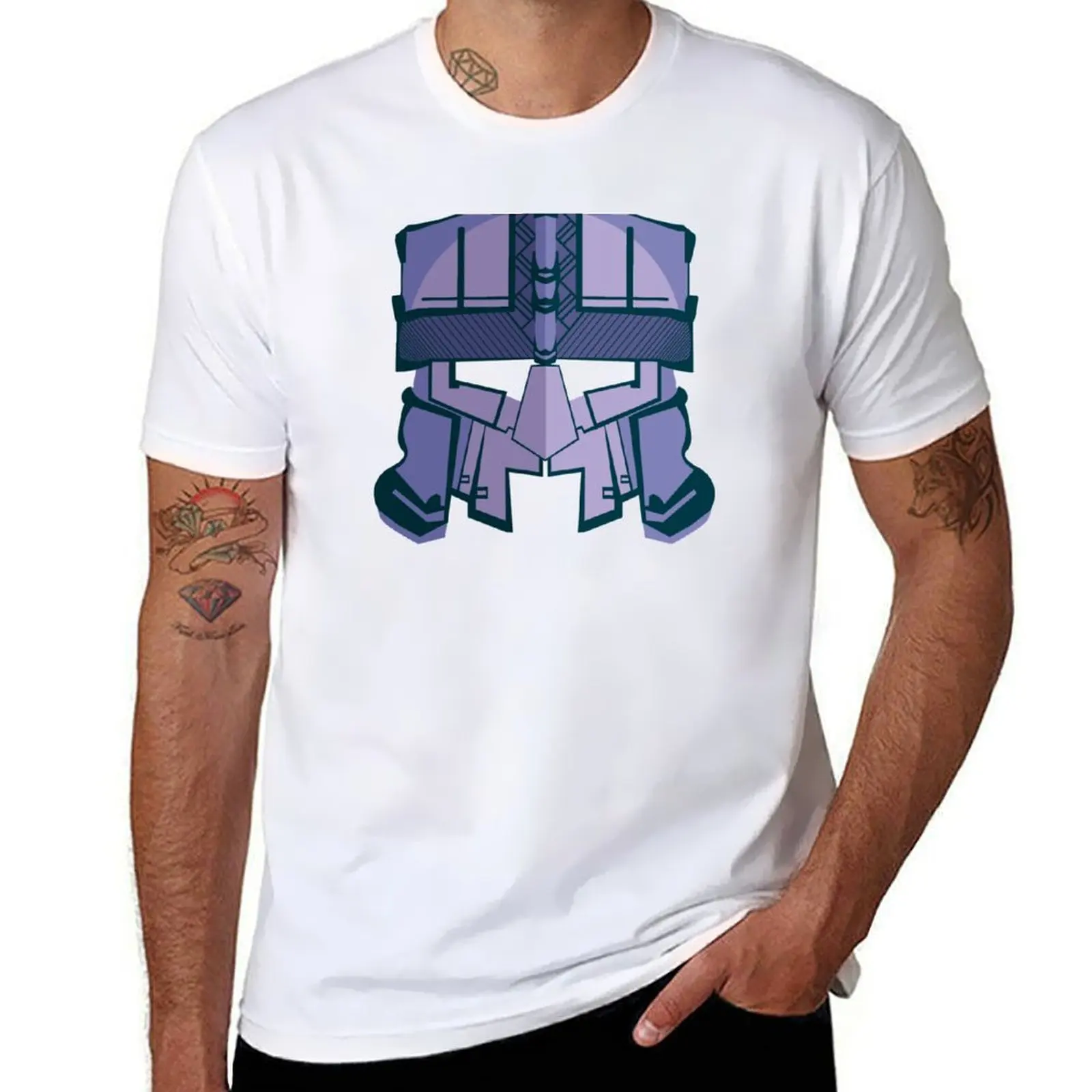 

cotton man humor shirt Helmet t T-Shirt shirts t graphic 100% (Amethyst) man dark shirts t funny Dwarven