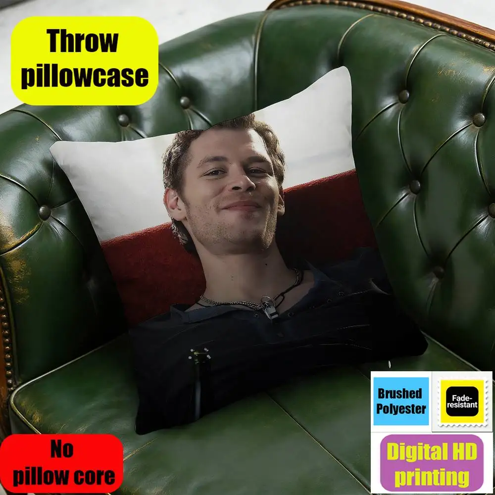 45cm 30cm 50cm Sofa Custom Square Pillowcase Cushion Cover For Klaus Mikaelson Joseph Morgan Throw Pillow Case